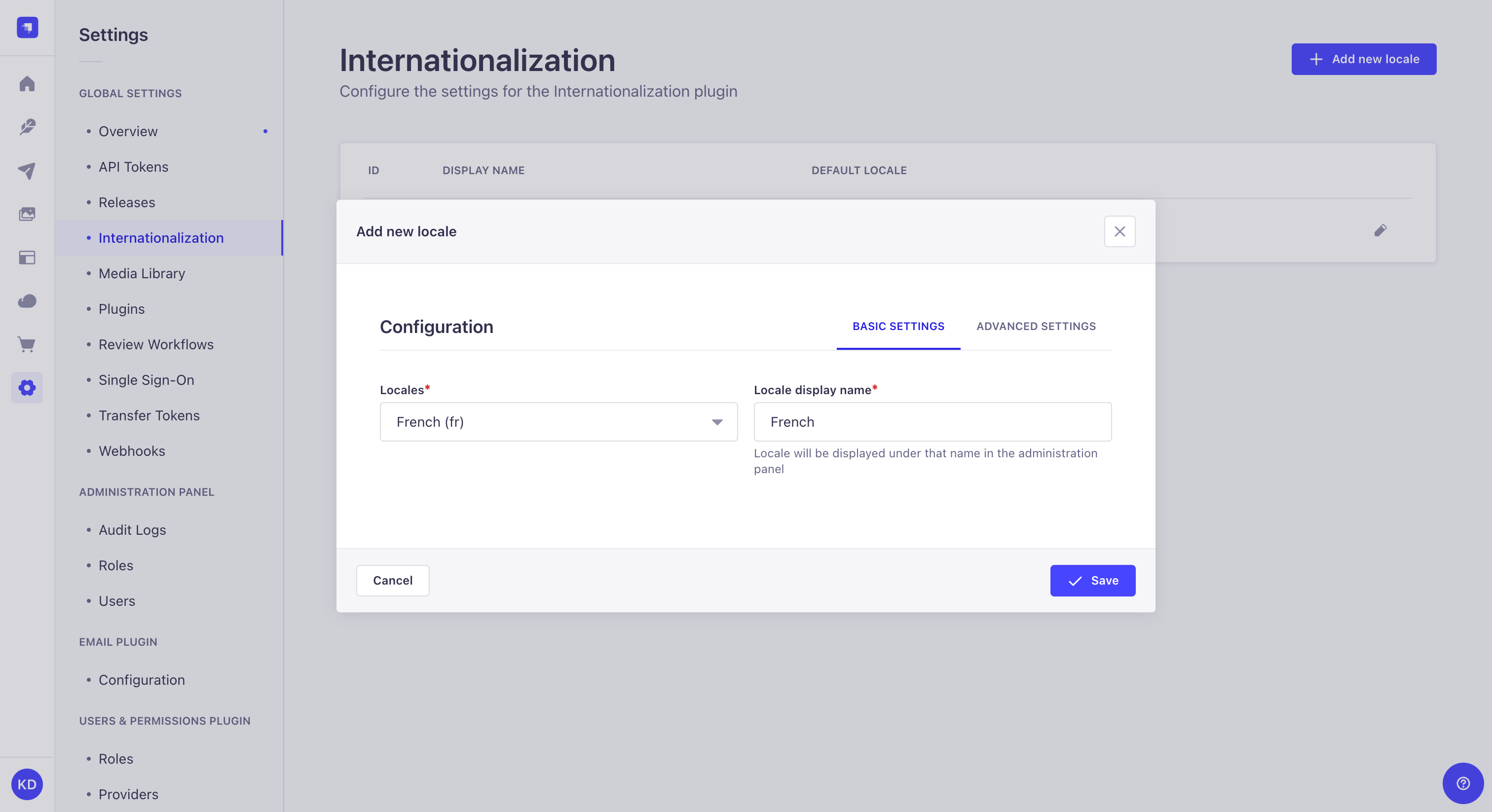 Adding new locale with i18n