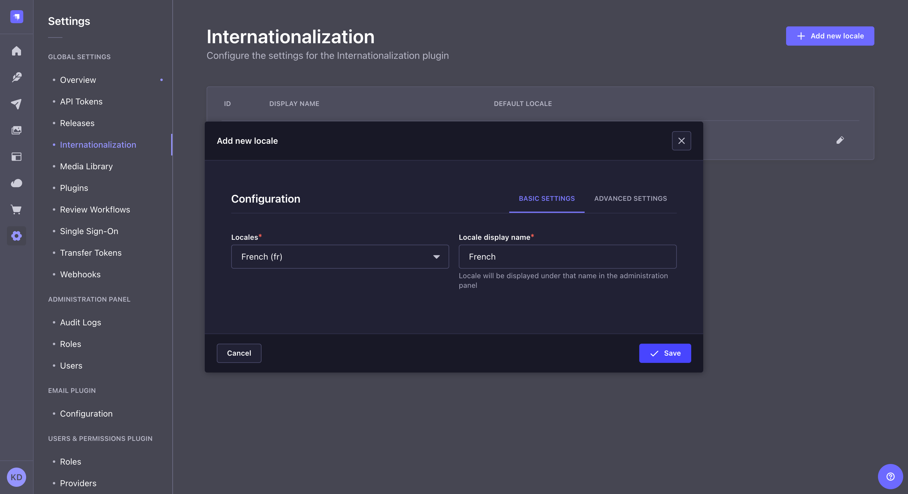 Adding new locale with i18n